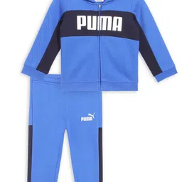 Puma Minicats Essentials Kids' Block Hooded Set-picture-11