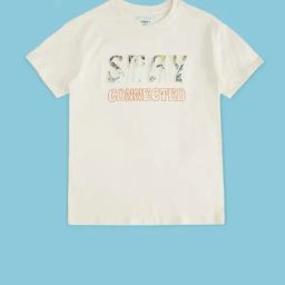 Pantaloons Junior Kids Off-White Cotton Printed T-Shirt-picture-43