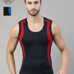 Dixcy Scott Originals Multi Cotton Regular Fit Vest - Pack Of 2-image-89
