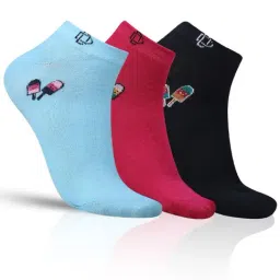 Dollar Socks For Women's Casual Low Ankle In (Pack of 3)-picture-36