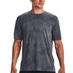 Under Armour Black Regular Fit Self Pattern Sports T-Shirt-image-70