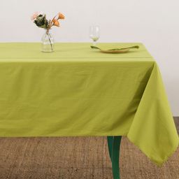HANDICRAFT PALACE Green 9 Pieces Cotton 8-Seater Table Cover-42