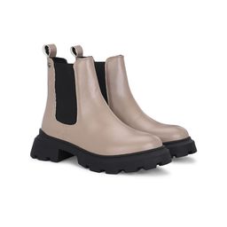 Delize Women Causal Round Toe Chelsea Boots-11