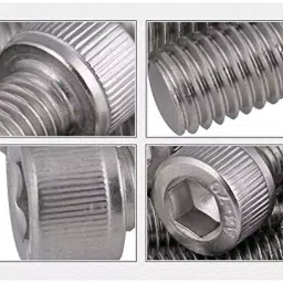 Rpi Shop M4x10mm SS Socket Head Allen Cap Screw Full Thread Bright Finish Pack of 75 Pcs image 4