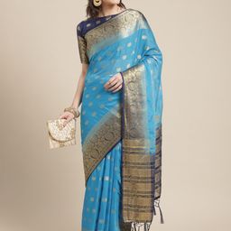 DIVASTRI Woven Design Zari Mysore Silk Saree-image-36