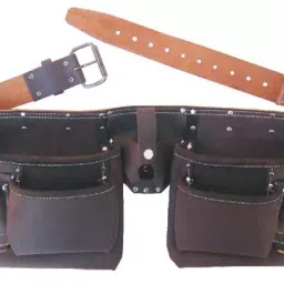 Inder P-1528A Oily Tanned Top Grain Leather Carpenter Tool Apron-24