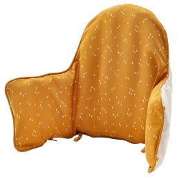 ikea antilop Supporting cushion and cover, dark yellow/white dotted-picture-19