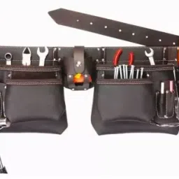 SIR-G "Multi Pockets" Heavy Duty Oil Tanned Leather Contractors Tool Belt Lot-724-10