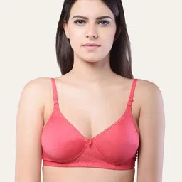 Lady Lyka Medium Coverage Lightly Padded Seamless Cotton T-Shirt Bra-image-25