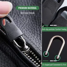 glamaxy Universal Detachable Zipper Puller, 10 PCS Zipper Pull Tab Zipper Tag Cord Pulls Zipper Pull image 3