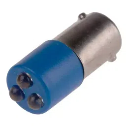 RS PRO Blue Panel Mount Indicator , Mounting Hole Size 25 x 10 mm, Termination Type , Model No 207220-8