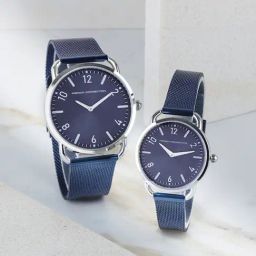 French Connection Analog Blue Dial Pair Watch - FCN00011B-picture-21