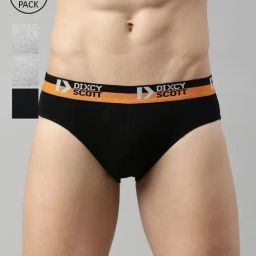 Dixcy Scott Originals Multi Cotton Regular Fit Briefs - Pack Of 4-picture-34