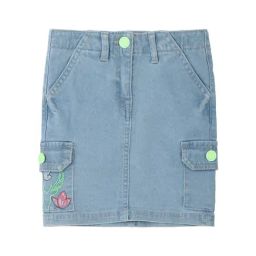 Allen Solly Junior Blue SolidSkirt-image-14