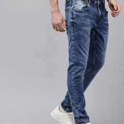 U.S. Polo Assn. Denim Co. Men Brandon Slim Tapered FitHeavy Fade Stretchable Jeans-image-20