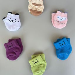 AIR GARB Pack of 6 Patterned Infants Socks-image-71