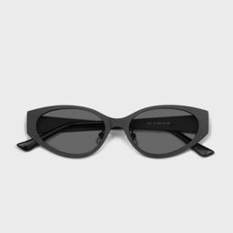 SAM & MARSHALL Unisex Oval Sunglass with Polarised and UV Protected Lens NOXXA_BLACK_2953 image 3
