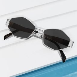 ROYALTAIL Unisex Black Lens & Silver-Toned Rectangle Sunglasses with-image-73