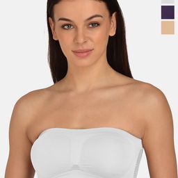 mod & shy Pack Of 3 Full Coverage Bandeau Bra All Day Comfort-4