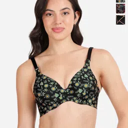shyaway Geometric Bra Medium Coverage Underwired Lightly Padded-8