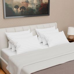 Aura White Set of 5 Polyester Ultra Soft Sleep Pillow-56