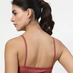 LILY Solid Full Coverage Non Padded Non-Wired Workout Bra image 3