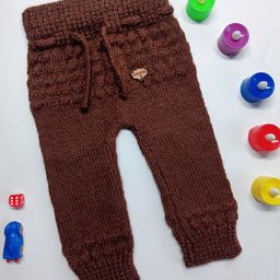 Shilpshakti Self Design Handmade Pant - Brown-image-77