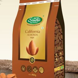 Sindhi Dry Fruits California Almonds, 500 g-image-53