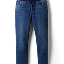 US Polo Assn Cotton Woven Full Length Solid Color Jeans - Blue-picture-2