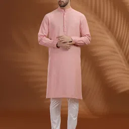 Modi Kurta Men Solid Daily Cotton Straight Kurta-picture-9