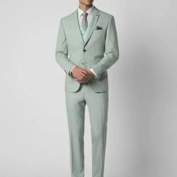 Van Heusen Green Slim Fit Four Piece Suit-image-6