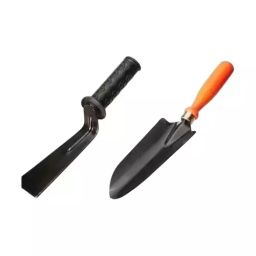 Agam Garden Tool Hand Khurpi and Hand Trowel Red, Black (Set of 2)-3