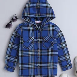 taffykids Boys Tartan Checks Opaque Checked Casual Shirt-image-86