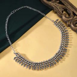 Fida Silver Necklace-27