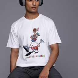 New Balance Printed Pure Cotton T-shirt-image-90