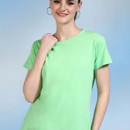 Moda Rapido Women Bio Finish Raw Edge T-shirt-picture-15