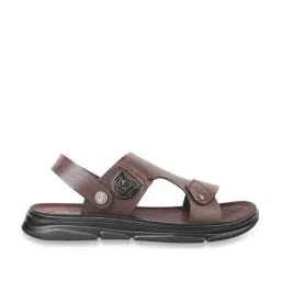 Da Vinchi by Metro Men's Brown Back Strap Sandals-picture-26