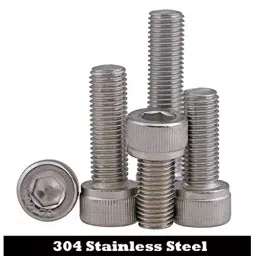 Rpi Shop M4x35mm SS Socket Head Allen Cap Screw Full Thread Bright Finish Pack of 50 Pcs image 2