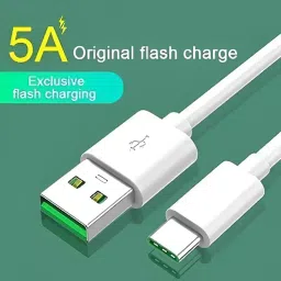Loire Flash SuperVooc Mobile Adapter 100 W with USB to Type-C Charging Cable, White image 5