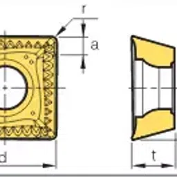 KOERLOY Milling Insert SDXT130508R-MM Grade PC6510-image-95