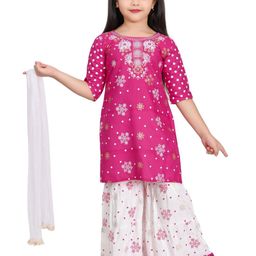 NFashion Girls Pink Clothing Set-image-59