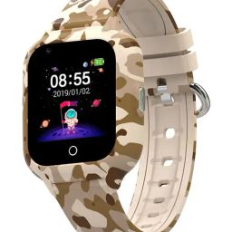 Turet Smartwatch for Kids with Camera, Games, Recorder, Sim Enabled 2-Way Calling (Miletary)-picture-14