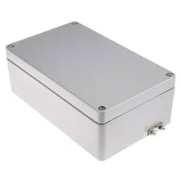 RS PRO Grey Aluminium Enclosure, IP65, IP66, IP67, IP68, Grey Lid, 90 x 260 x 160 mm Model No 1228930-image-88
