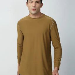 Blamblack Olive Regular Fit T-Shirt-image-24