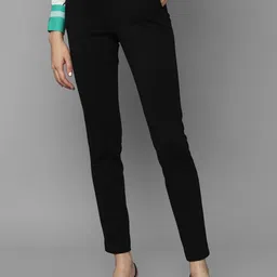 Allen Solly Woman Solid Semiformal Trousers-image-67