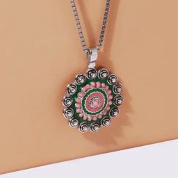 AVNI by GIVA 92.5 Sterling Silver Hues Sunshine Pendant with Box Chain-picture-16