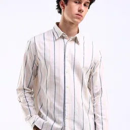 Flying Machine Men Opaque Striped Casual Shirt-picture-46