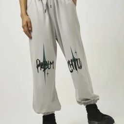 Joggers Off-White Graphic Print Joggers-image-19
