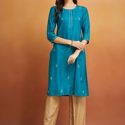 Fabindia Women Embroidered Thread Work Kurta-53