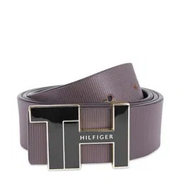 Tommy Hilfiger Brown & Black Struer Leather Reversible Belt-image-57